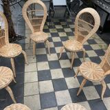 Vintage rattan garden furniture
