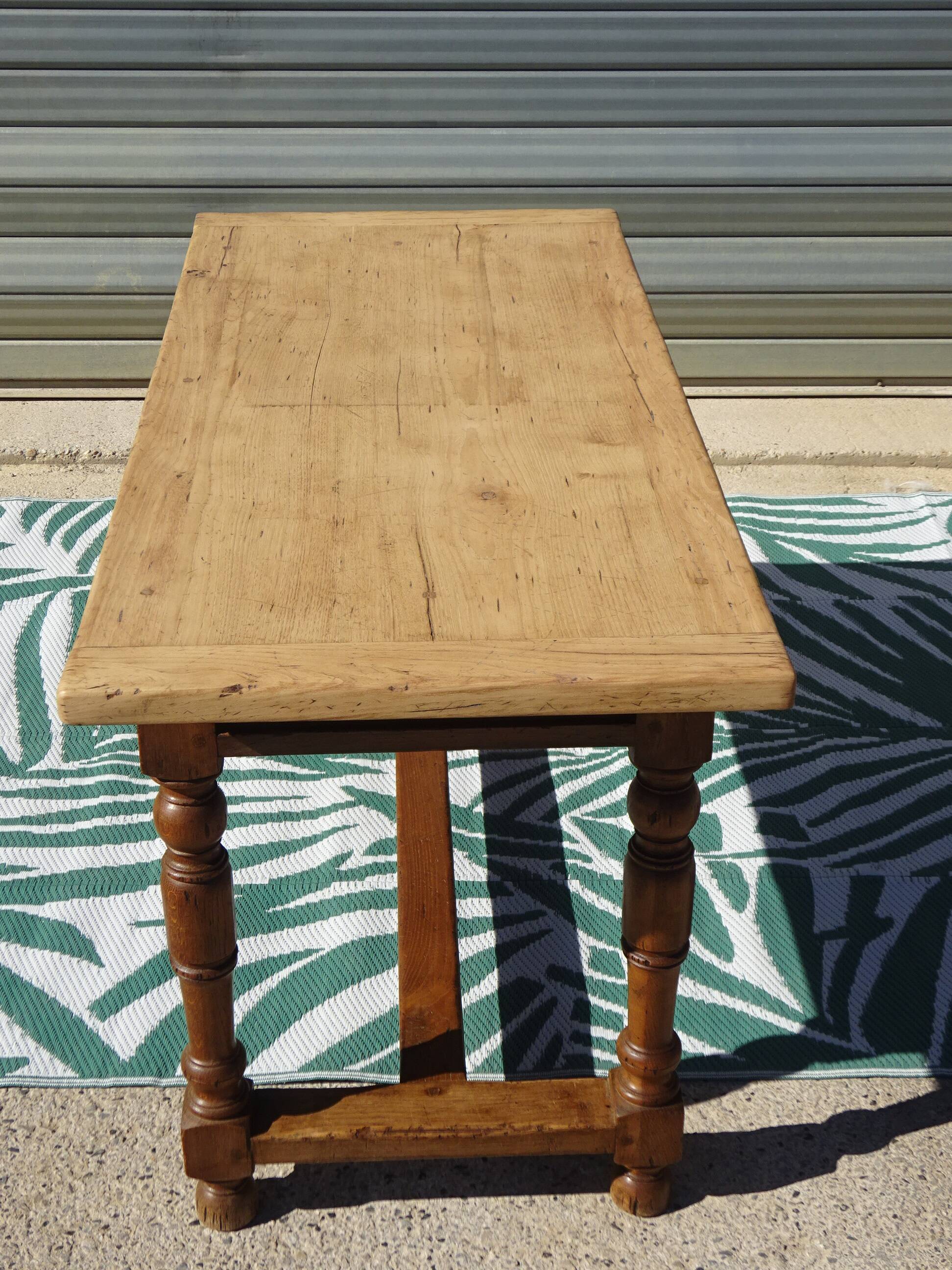 Rustic oak desk