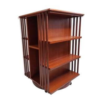 Bibliothèque anglaise tournante années 60/70