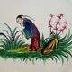 6 Saint Clément Luneville dessert plates with Chinese decoration