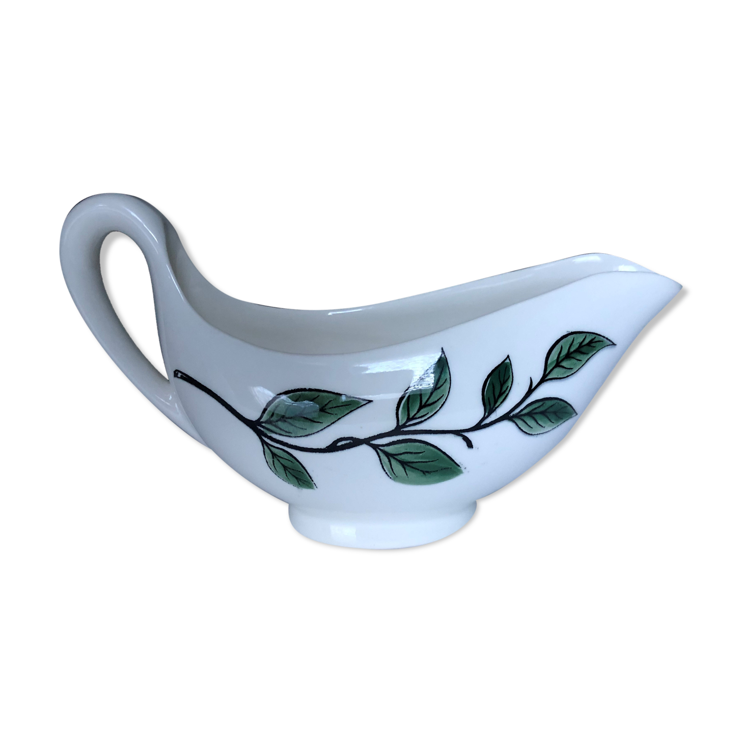 Saucière in gien earthenware