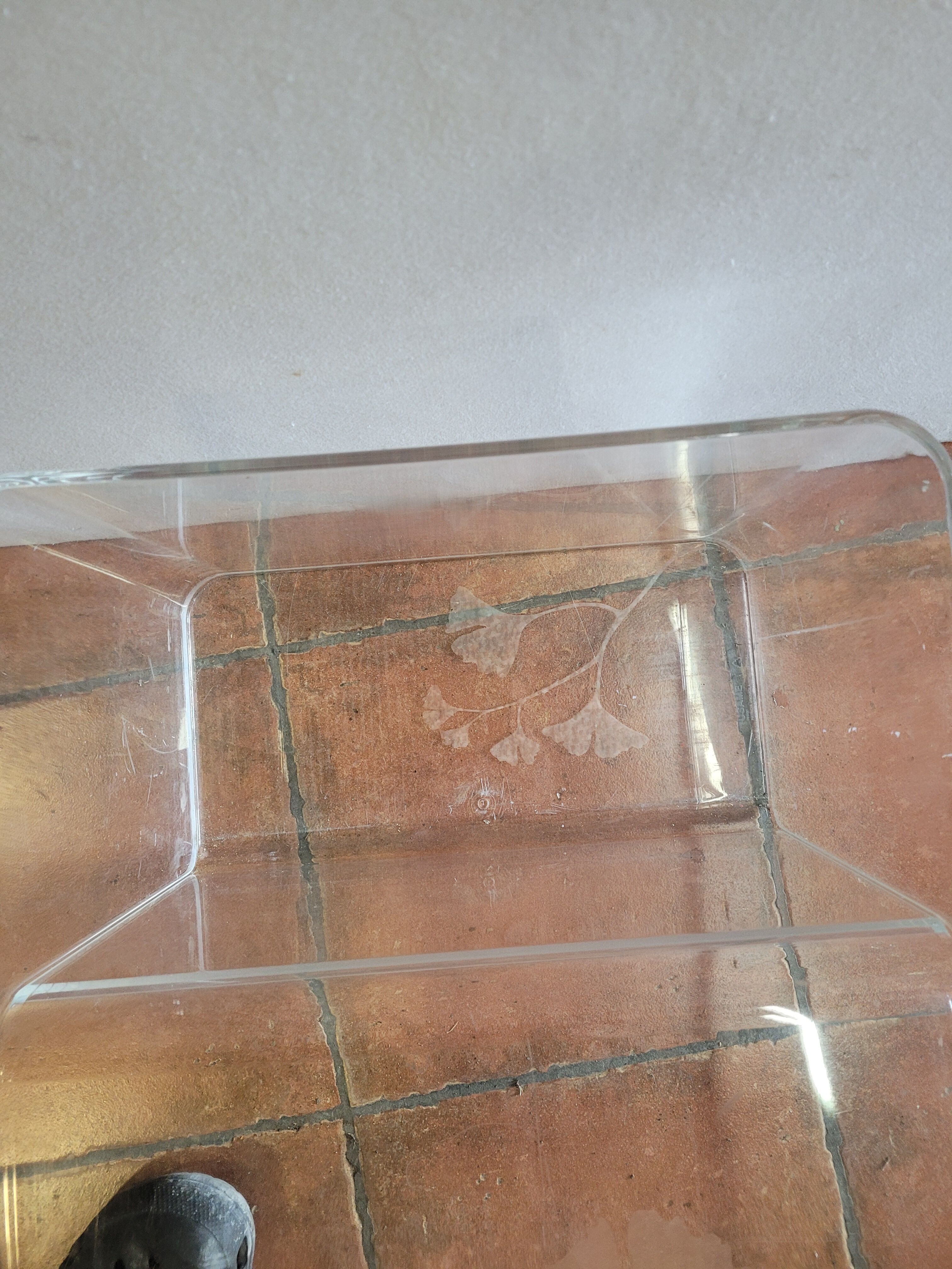 Plexiglas coffee table by Patricia Urquiola