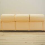 Leather sofa, Italian design, 1960s, production: Italy