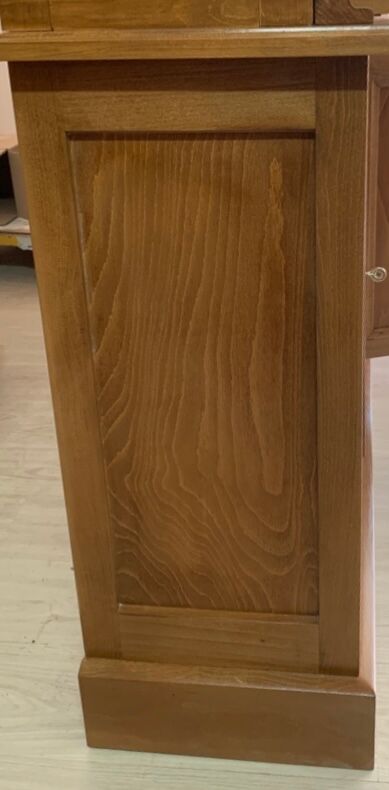 Custom wooden bookshelf