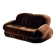 Vintage Italian sofa design "Okay" – Adriano Piazzesi – 2-seater velvet