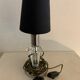 Pied de lampe de table en verre hexagonal 1940 G. Humbert
