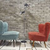 Pair of cocktail armchairs 1960