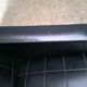 Vintage black skai sofa