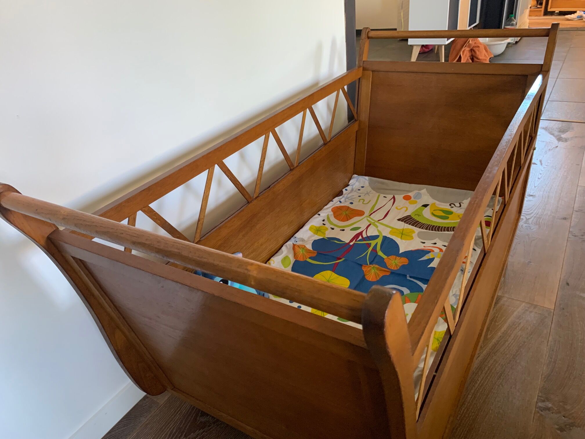 Vintage baby cot
