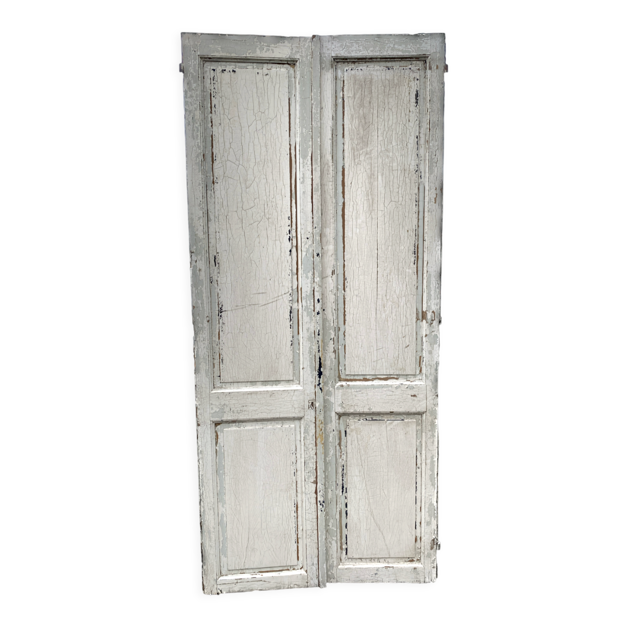 Double solid fir closet doors. XX century .