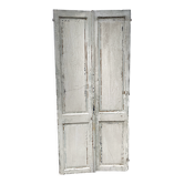 Double solid fir closet doors. XX century .