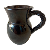 black ceramic pitcher VALLAURIS (France)