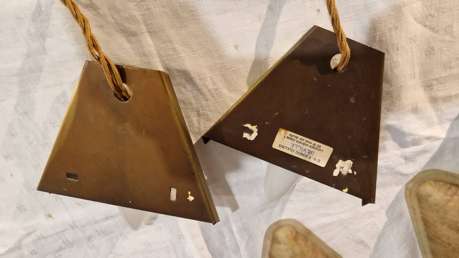 Paire d'appliques de style art deco