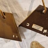 Pair of art deco style wall lights