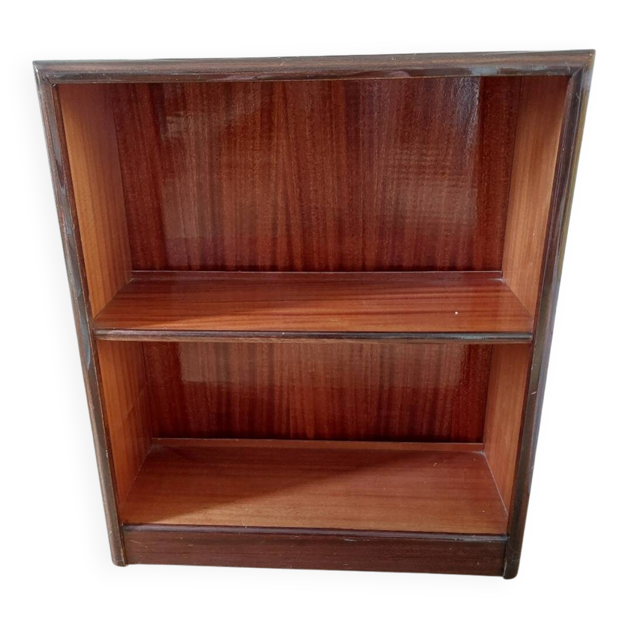 Small mahogany shelf