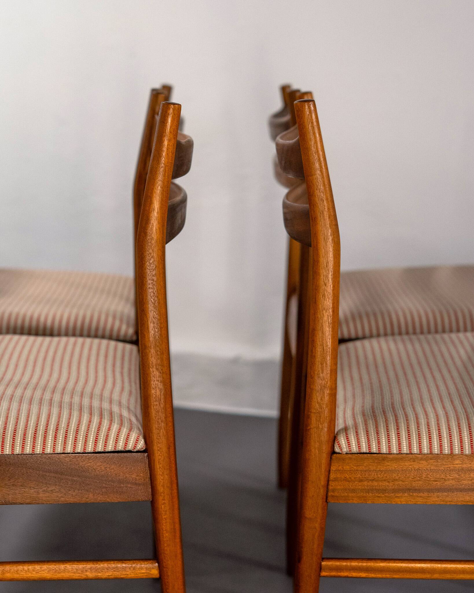 Set of 2 Dining Chairs by AH Mcintosh & Co made of Teak