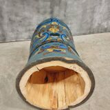 Vintage Norwegian Kubbestol tree trunk chair