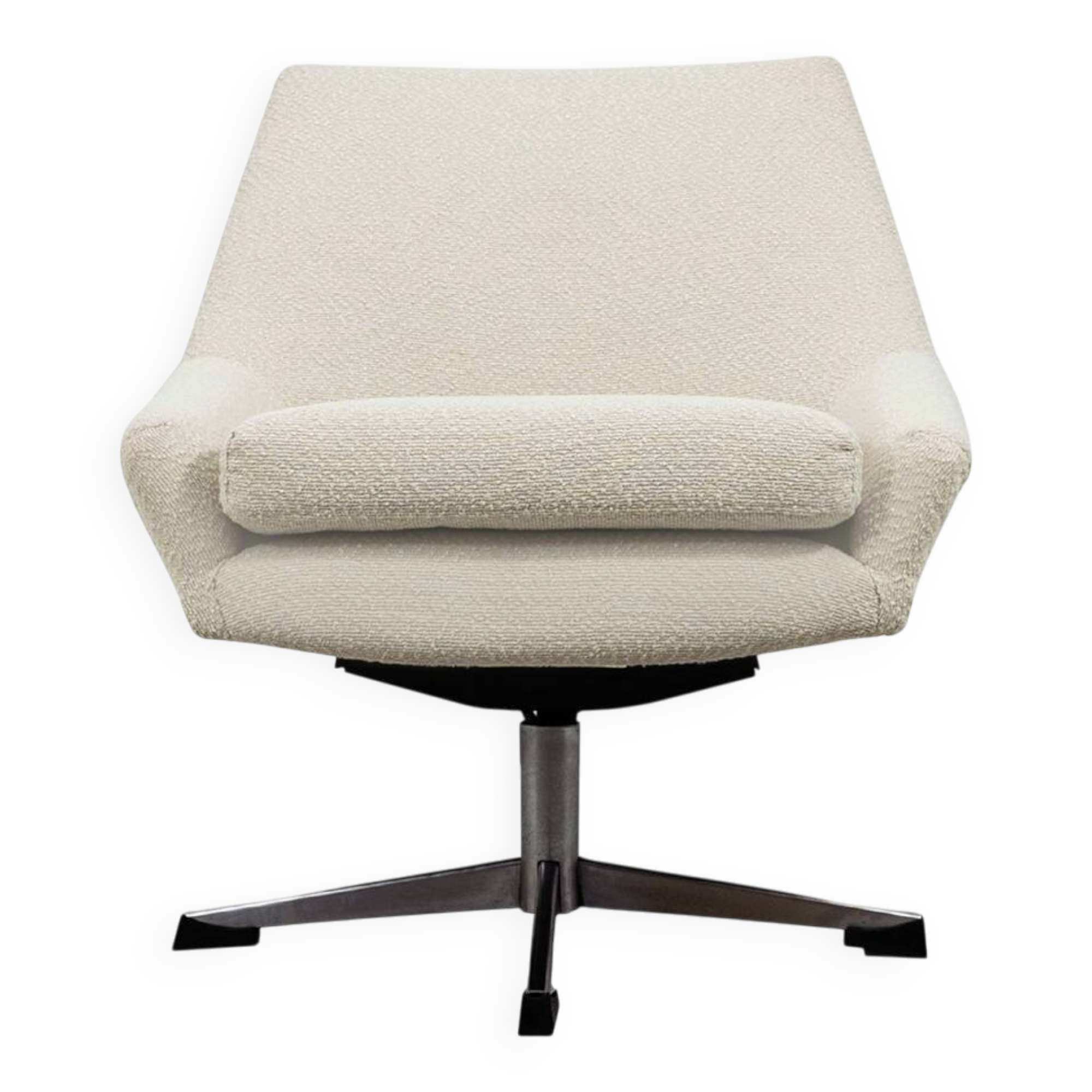 Fauteuil pivotant vintage, allemand, années 1970
