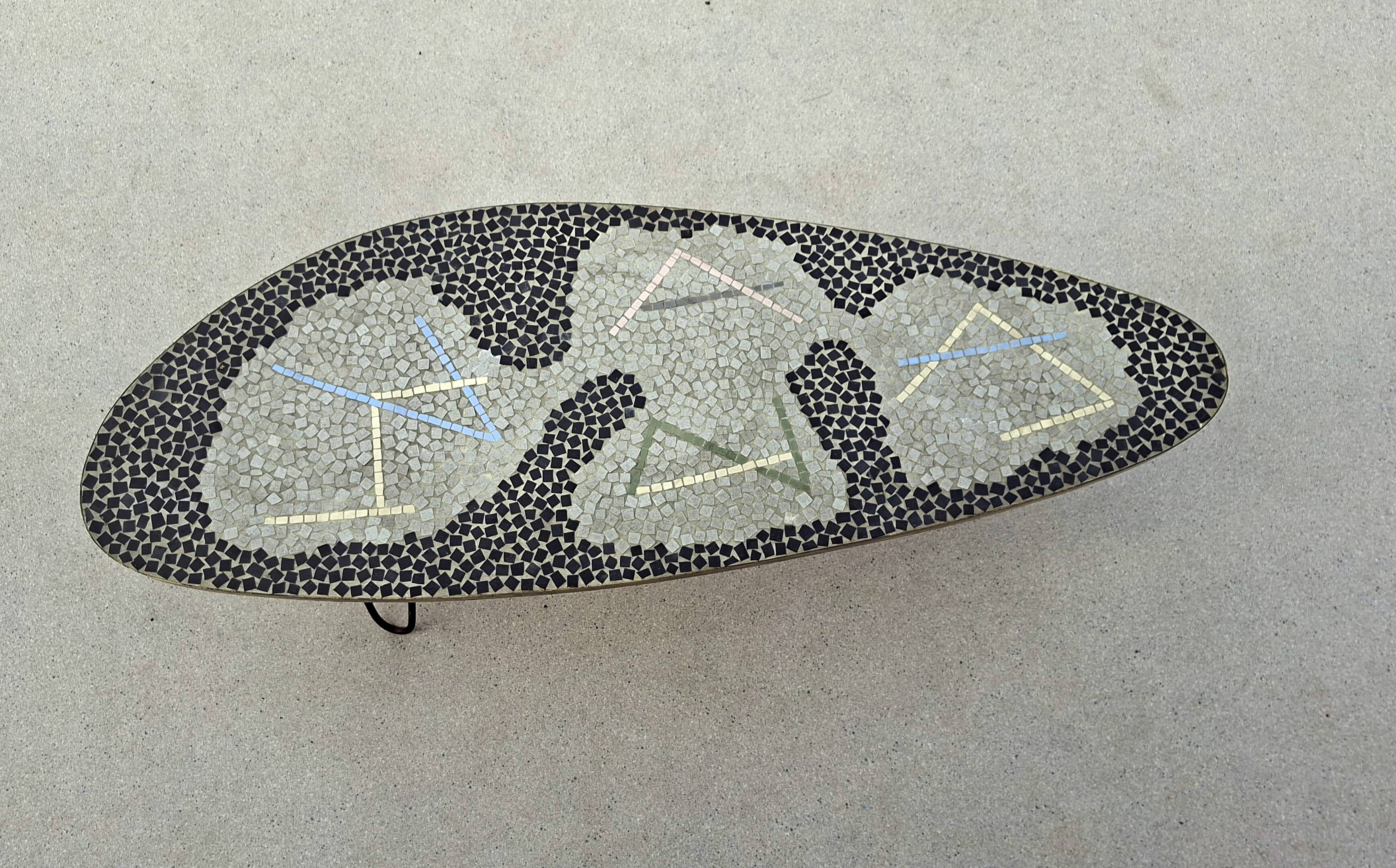 Patite table d'appoint mosaïque