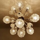 Large vintage pendant light, 70s