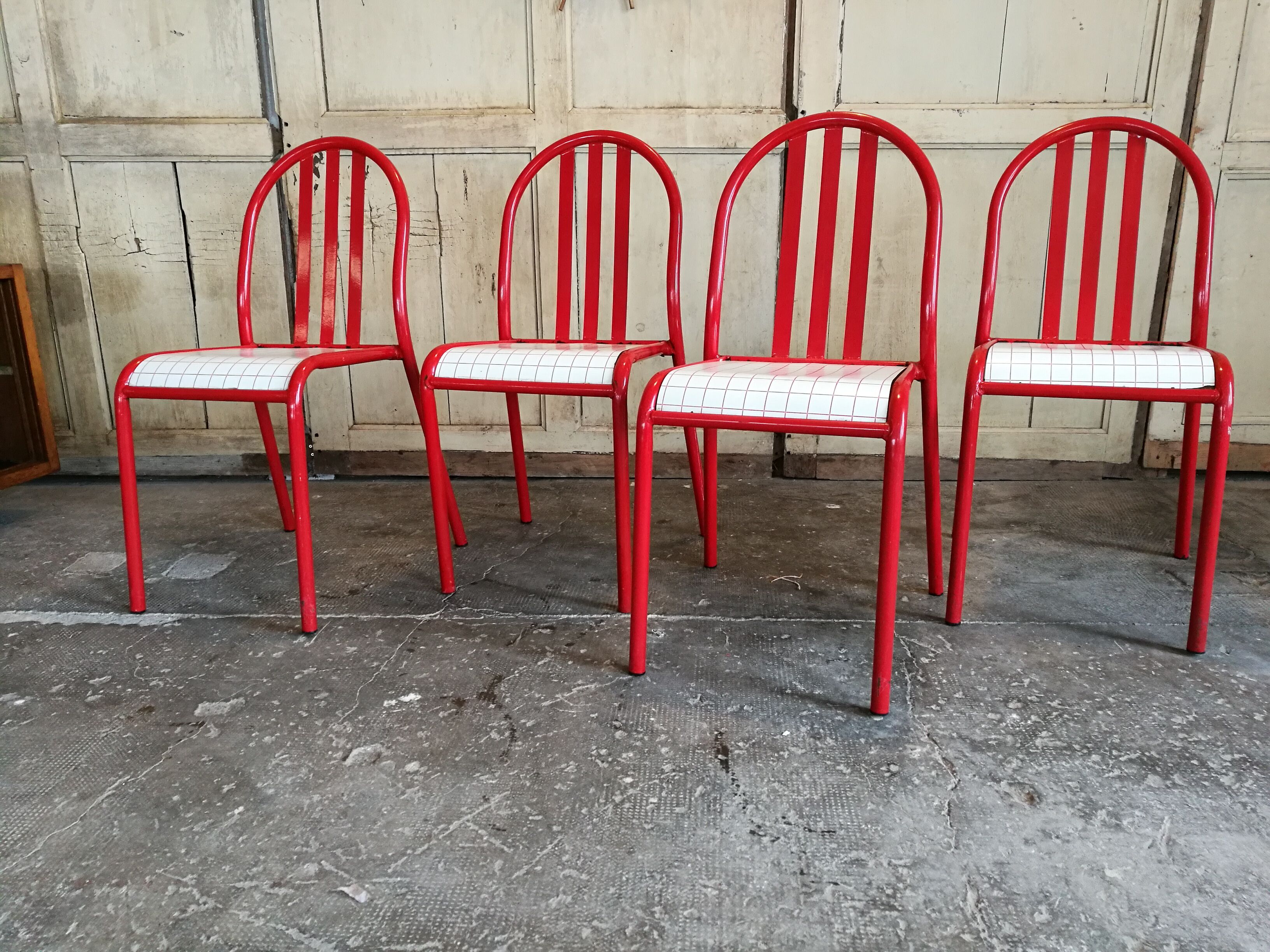 Set of 4 chairs Robert Mallet Stevens