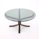 1960 Sigurd Ressell for Vatne Møbler Falcon Glass Top Coffee Table