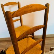 Pair of mulched chairs