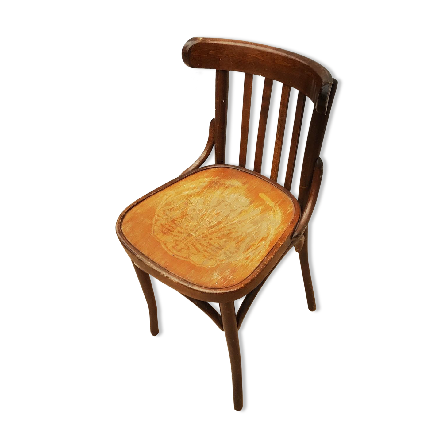 Baumann bistro chair in curved wood
