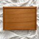 Vintage wooden and earthenware tray from Gien with Peonies decor