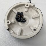 Vintage prismatic glass pendant lamp