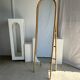Floor mirror in bamboo and rattan H:1m80