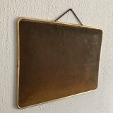 Mirror barber 40x30 vintage cardboard 1960