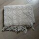 Plaid ancien en crochet fait main