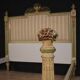 Lacquered Italian double bed in the Louis XVI style from the 20th century