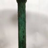 Marble marble and wrought iron vintage bistro table