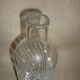 Chiseled glass bottle