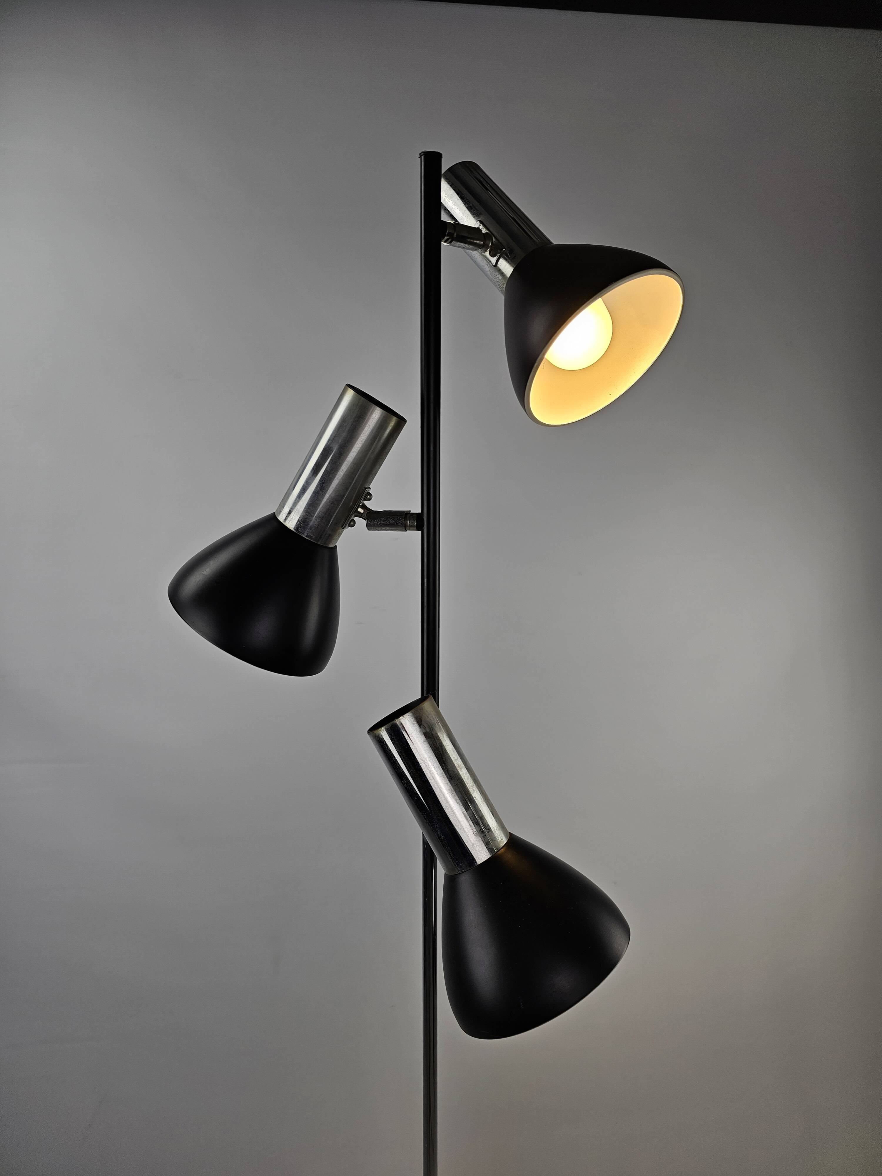 Lampe vintage chromée Koch et Lowy