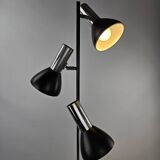 Lampadaire vintage chromé Koch et Lowy
