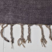 2x8 Grey Turkish Kilim Rug For Hallway, 56x244 Cm