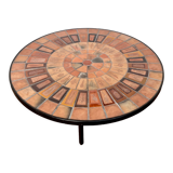 round coffee table Roger Capron Vallauris