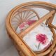 Vintage rattan table and chairs set