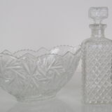 Mid-century set of bowl and carafa,1960's.