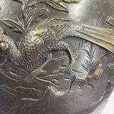 Large 19th century asian bronze vase - 22 cm - diameter 25 cm