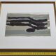 Abstract Lithograph after Raoul Ubac - 1966 - Framed under Glass - 33 x 37 cm