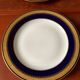2 Limoges porcelain plates decorated with fine gold