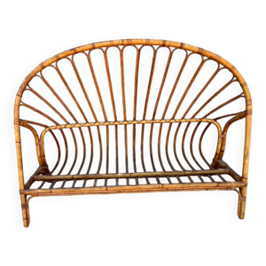 Tête de lit en rotin