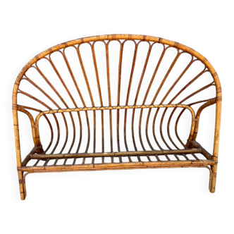 Rattan headboard