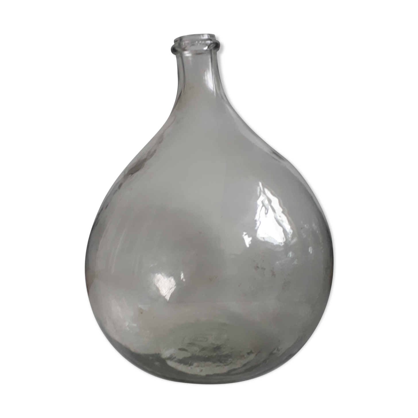 Authentic demijohn10 L transparent convex