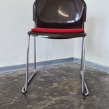 Vintage stacking chair by Gerd Lange for Drabert West Germany model SM 400K