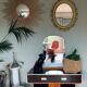 Coiffeuse des années 70 et son tabouret